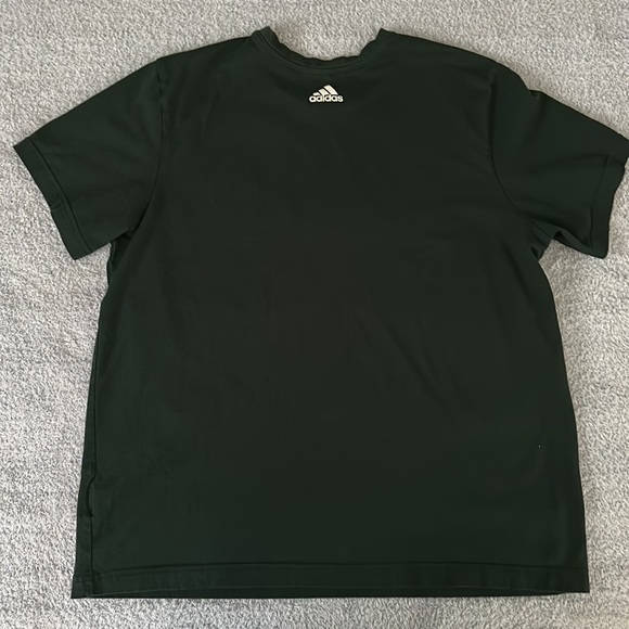 Adidas T-shirt dark green size L - Picture 4 of 4